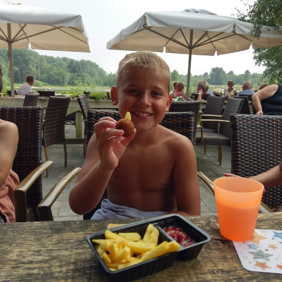 Groepsbestelling friet van De Halte